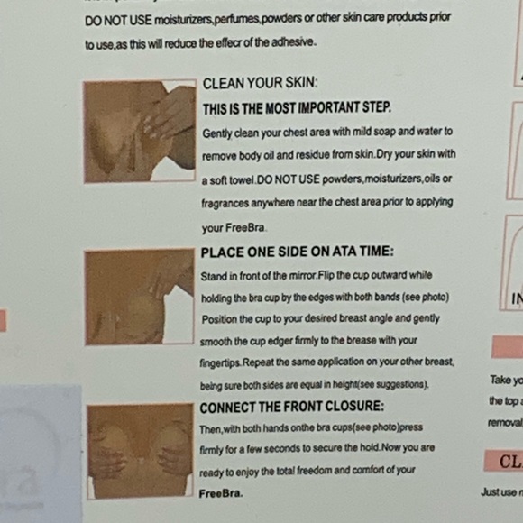 Adhesive Strapless Backless Nude Bra - Picture 4 of 6